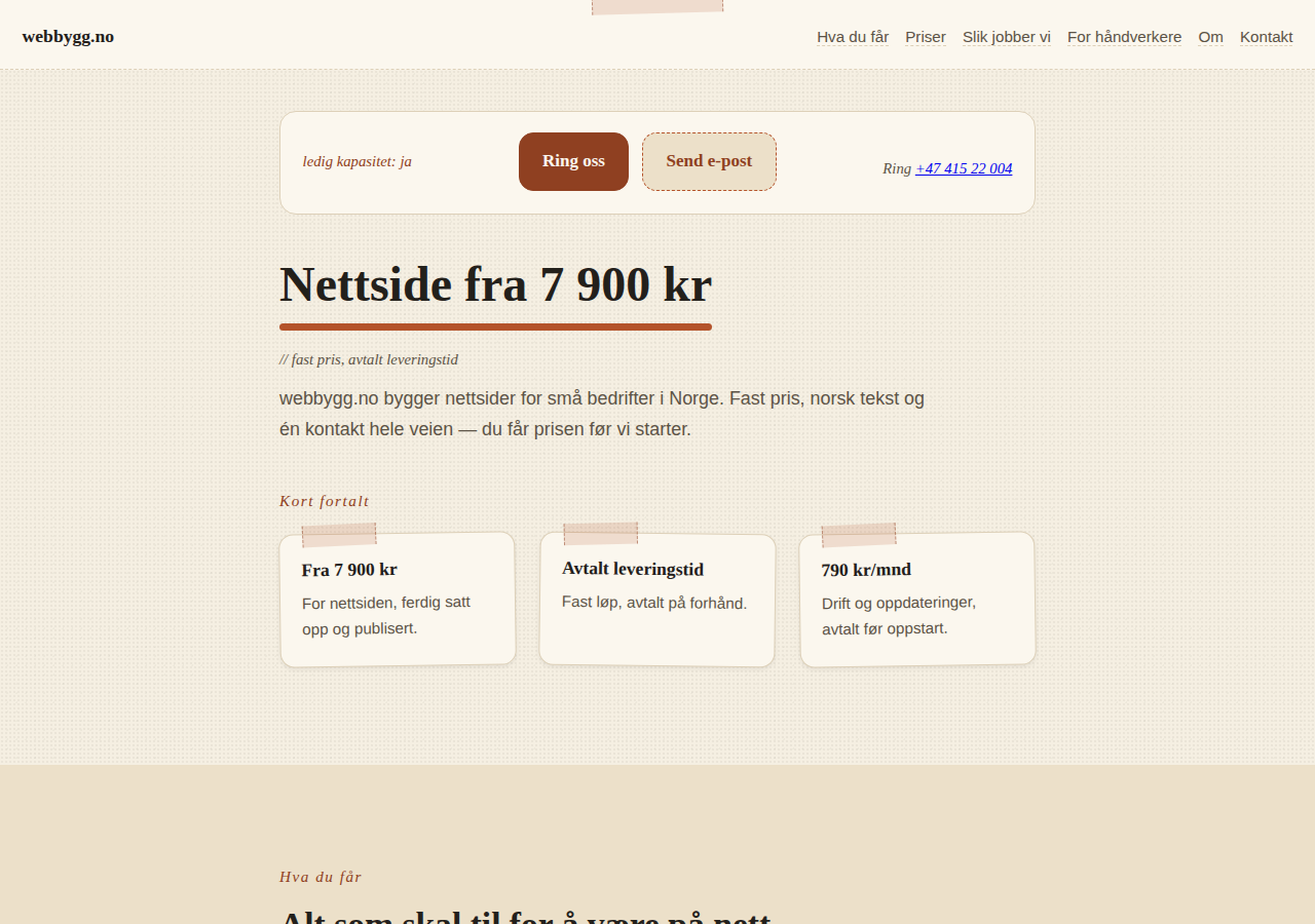 Strona dla rzemieślników